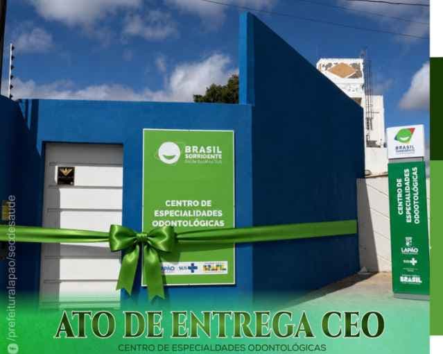 Sorriso Novo: Lapão inaugura Centro de Especialidades Odontológicas (CEO) nesta sexta-feira (03)