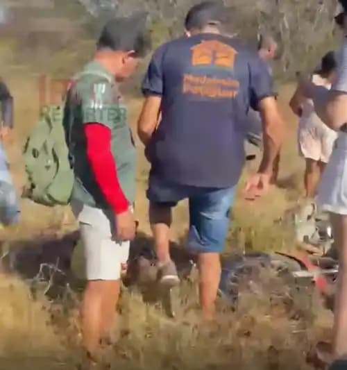 Motociclista sofre acidente na região de Tanquinho de Lapão na tarde deste domingo
