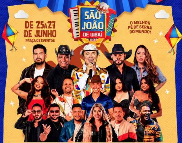 Tradição e Festa: Uibaí divulga programação completa do São João 2026 com horários e atrações