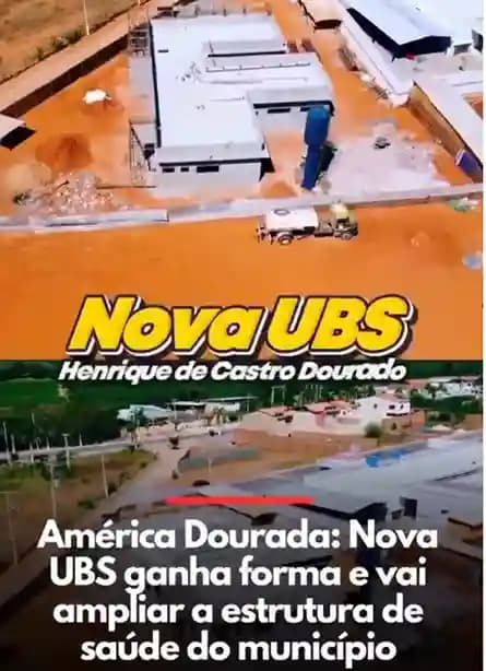 América Dourada: Nova Unidade Básica de Saúde avança em fase de construção
