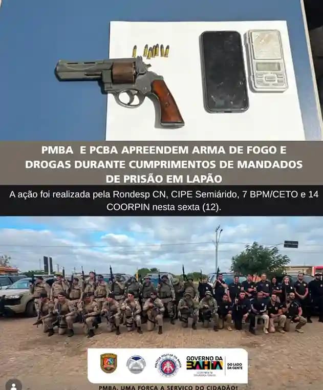 Operação Reditus cumpre mandados de busca, apreensão e prisão em Lapão