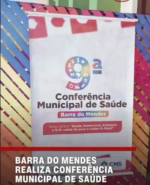 Barra do Mendes realiza Conferência Municipal de Saúde com foco em políticas públicas